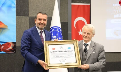 Kırım Türklerinin Lideri Kırımoğlu'na Elazığ'dan Fahri Hemşehrilik Beratı!