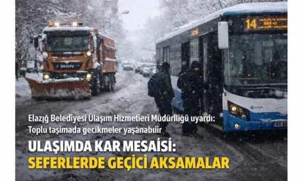 Ulaşımda Kar Mesaisi: Seferlerde Geçici Aksamalar