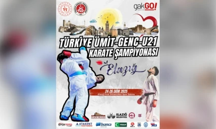 Ümit, Genç ve U21 Türkiye Karate Şampiyonası Elazığ'da Düzenlenecek