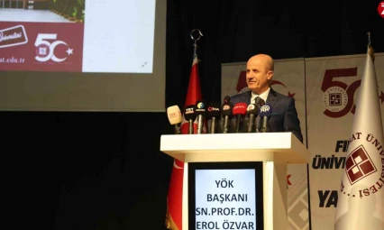 YÖK Başkanı Özvar'dan Fırat Üniversitesi'nde Uluslararası Öğrenci Vurgusu: 'Hedefimiz 500 Bin'