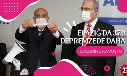 Elazığ'da 379 Depremzede Daha Evlerine Kavuştu