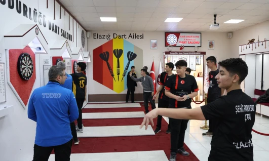 Elazığ'da Okul Sporları Dart Heyecanı Sona Erdi