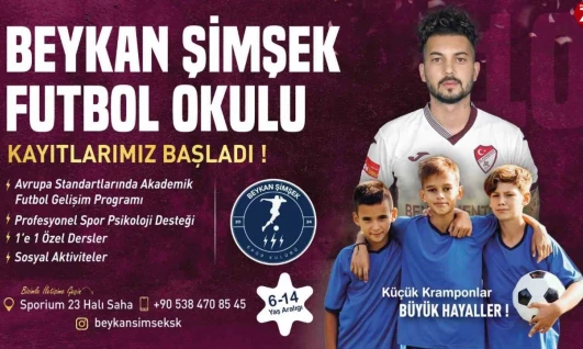 Beykan Şimşek Elazığ'da Futbol Okulu Açtı: 'Küçük Kramponlar, Büyük Hayaller İçin'