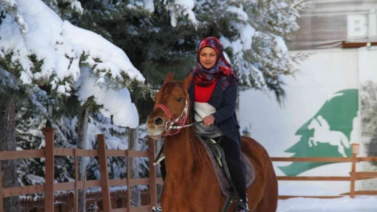 'Yapamazsın' dediler hırs yaptı Elazığ'ın tek kadın seyisi oldu