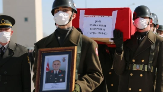 11 şehit Elazığ'dan törenle Ankara'ya uğurlandı