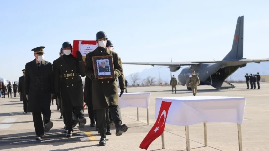 11 şehit Elazığ'dan törenle Ankara'ya uğurlandı