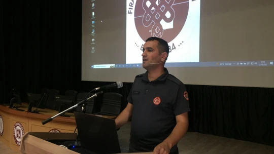 Fırat Üniversitesi Hastanesinde Yangın Eğitimi ve Uygulamalı Tatbikat Çalışması Yapıldı