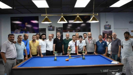 3 Bant Bilardo Bölge Şampiyonası Elazığ'da düzenlendi
