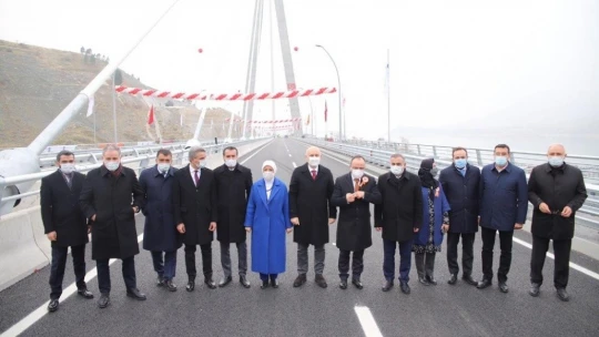 720 milyon lira maliyetli yeni Kömürhan Köprüsü açıldı