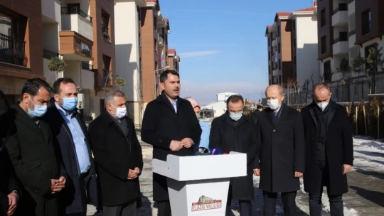 Bakan Kurum: 'Elazığ ve Malatya'da dönüşüm süreci tüm Türkiye ve dünyaya örnek olacak'