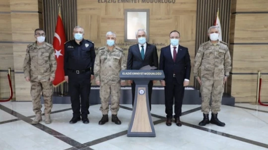 Bakan Yardımcısı Ersoy ve Jandarma Komutanı Çetin Elazığ'da