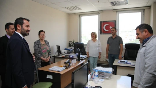 Başkan Şerifoğulları'ndan Personeline Ziyaret