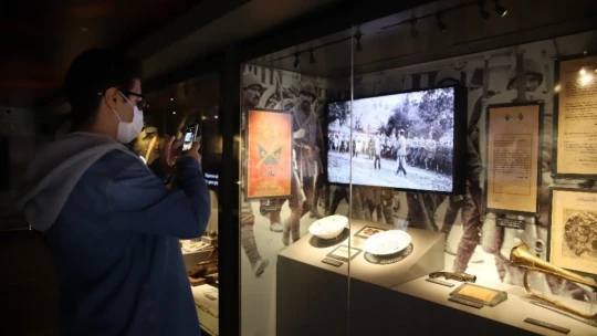 Çanakkale Savaşları Mobil Müzesi'nin 40'ıncı durağı Elazığ oldu