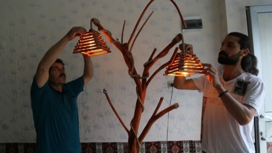 Çay ocağı sanat evi oldu