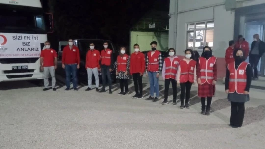 Deprem bölgesi Elazığ'dan İzmir'e yardım sürüyor