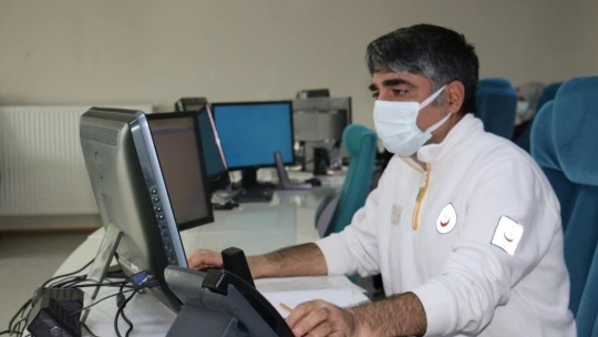 Depremler ve pandemiyle sarsılan Elazığ'da 112 Acil, 379 bin çağrıya cevap verdi
