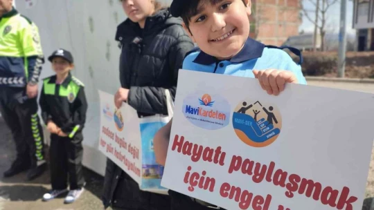Elazığ'da 'Otizme Mavi Işık Yak' etkinliği