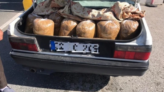 Elazığ'da 161 kilogram tütün ele geçirildi