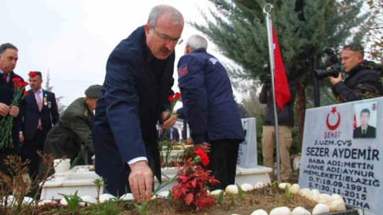 Elazığ'da 18 Mart Çanakkale Zaferi ve Şehitleri Anma Günü programı