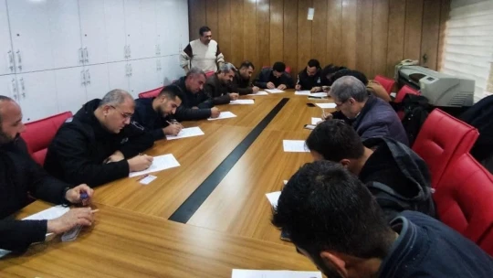 Elazığ'da avcı adaylarına yönelik sınav