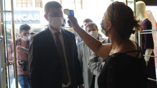 Elazığ'da Covid-19 denetimi