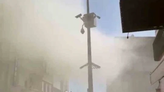Elazığ'da havalandırma motoru yangın çıkardı