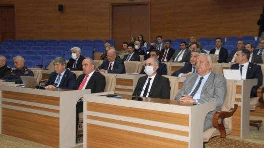 Elazığ'da il koordinasyon kurulu toplantısı gerçekleştirildi