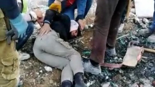 Elazığ'da inşaatın 3. katından düşen işçi yaralandı