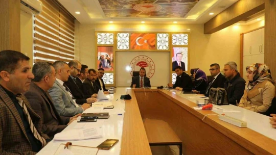 Elazığ'da istatistik bilgi sistemi toplantısı düzenlendi