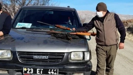 Elazığ'da kaçak avla mücadele ve yaban hayvanlarına yem desteği