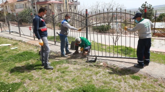 Elazığ'da kapsamlı temizlik,ilaçlama ve bakım çalışması