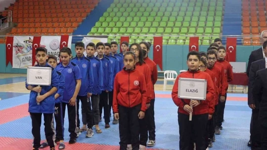 Elazığ'da karate grup müsabakaları başladı