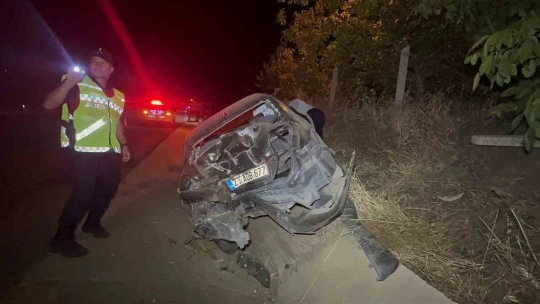 Elazığ'da kontrolden çıkan araç yoldan çıktı: 2'si ağır 3 yaralı
