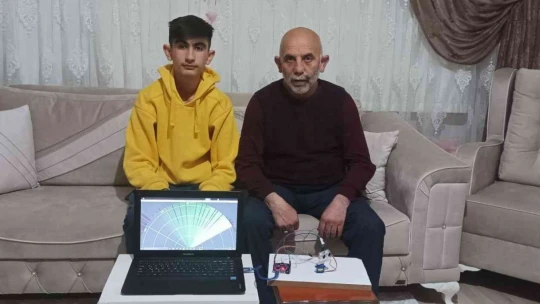 Elazığ'da lise öğrencisi havada, karada ve su altında cisim tespiti yapabilen radar geliştirdi