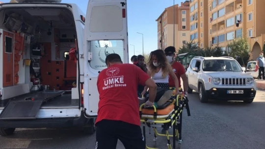 Elazığ'da minibüsten düşen kadın yaralandı
