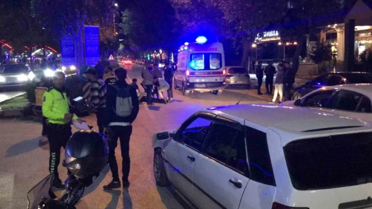 Elazığ'da motosiklet ile otomobil çarpıştı: 2 yaralı