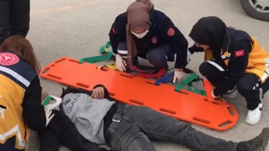 Elazığ'da motosiklet ile otomobil çarpıştı: 1 yaralı