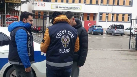 Elazığ'da okul önü denetimleri sürüyor