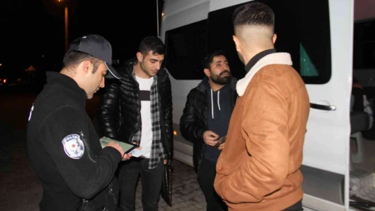 Elazığ'da polisten 'Dar Bölge' uygulaması