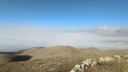 Elazığ'da sis tabakası görsel şölen sundu