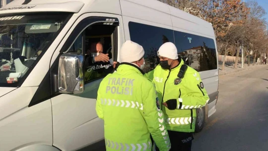 Elazığ'da trafik denetimi