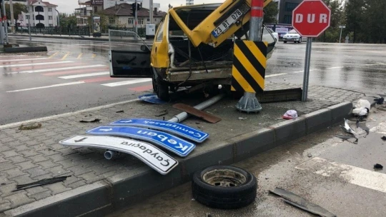 Elazığ'da trafik kazası: 1 yaralı