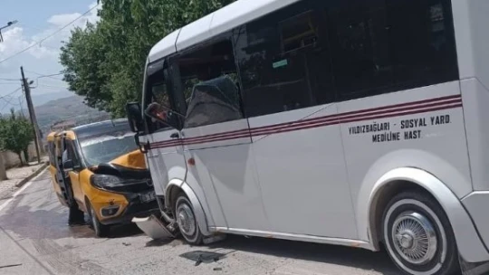 Elazığ'da trafik kazası: 1 yaralı