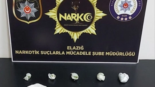 Elazığ'da uyuşturucu ile mücadele: 3 tutuklama