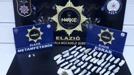 Elazığ'da uyuşturucu taciri 2 şüpheli tutuklandı
