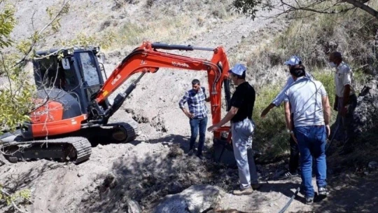 Elazığ'da yaban hayvanları için su göletleri oluşturuldu