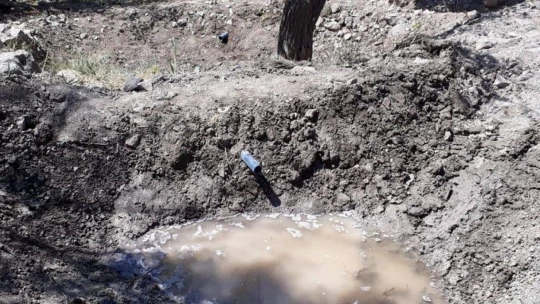 Elazığ'da yaban hayvanları için su göletleri oluşturuldu