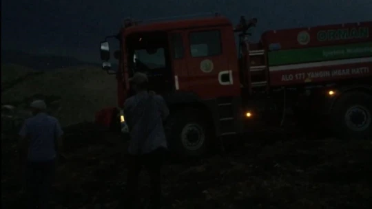 Elazığ'da yıldırım yangına neden oldu