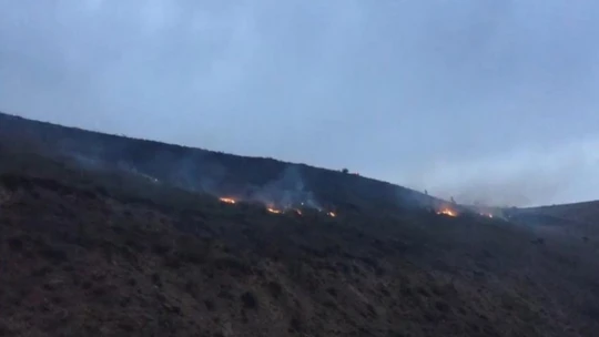 Elazığ'da yıldırım yangına neden oldu