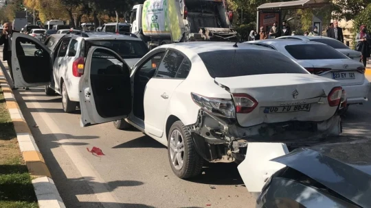 Elazığ'da zincirleme kaza